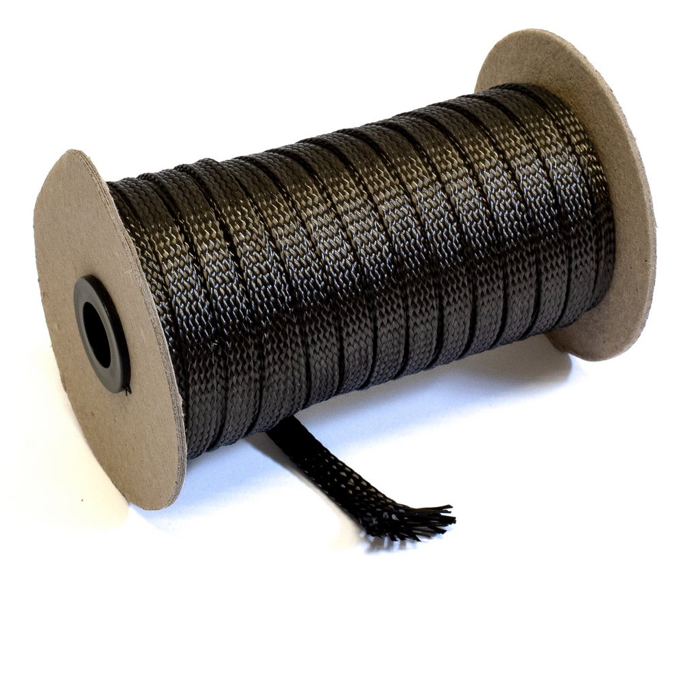 Carbon Fibre Braid - 3K - 10mm wide - 303gsm